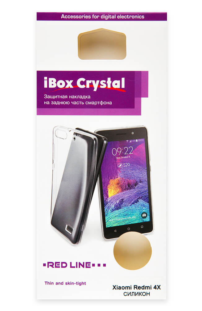 Чехол iBox Crystal для Xiaomi Redmi 4X Clear 4