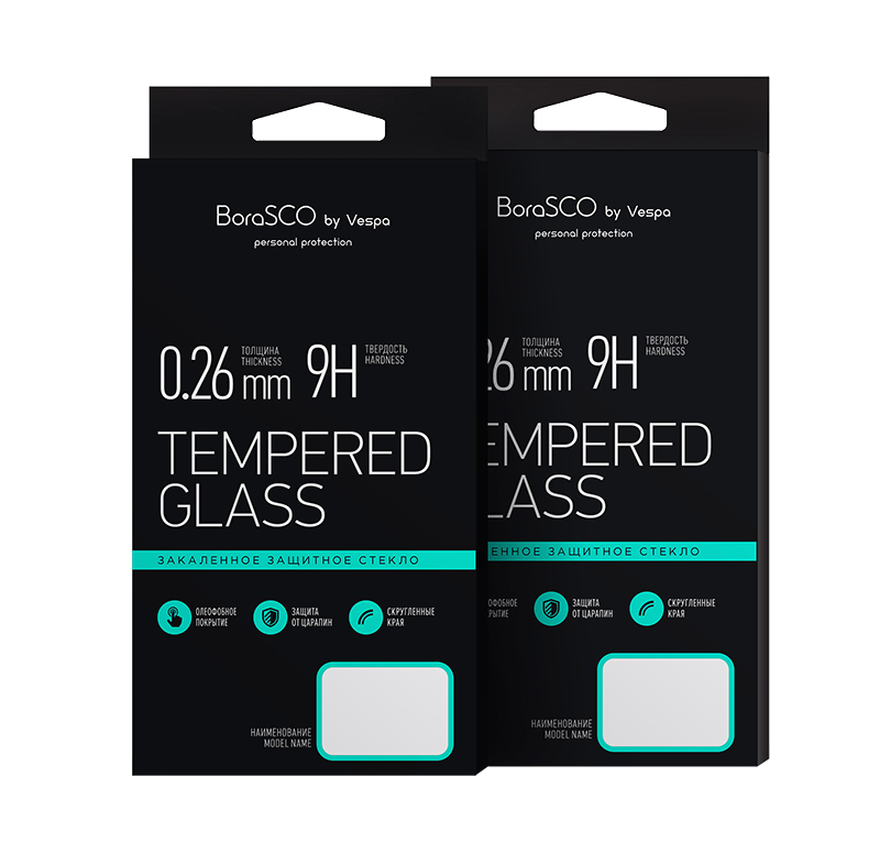 Защитное стекло BoraSCO Full Cover+Full Glue для Xiaomi Redmi Note 6 Pro